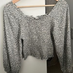 Nice olive color blouseBought from indian Exhibition